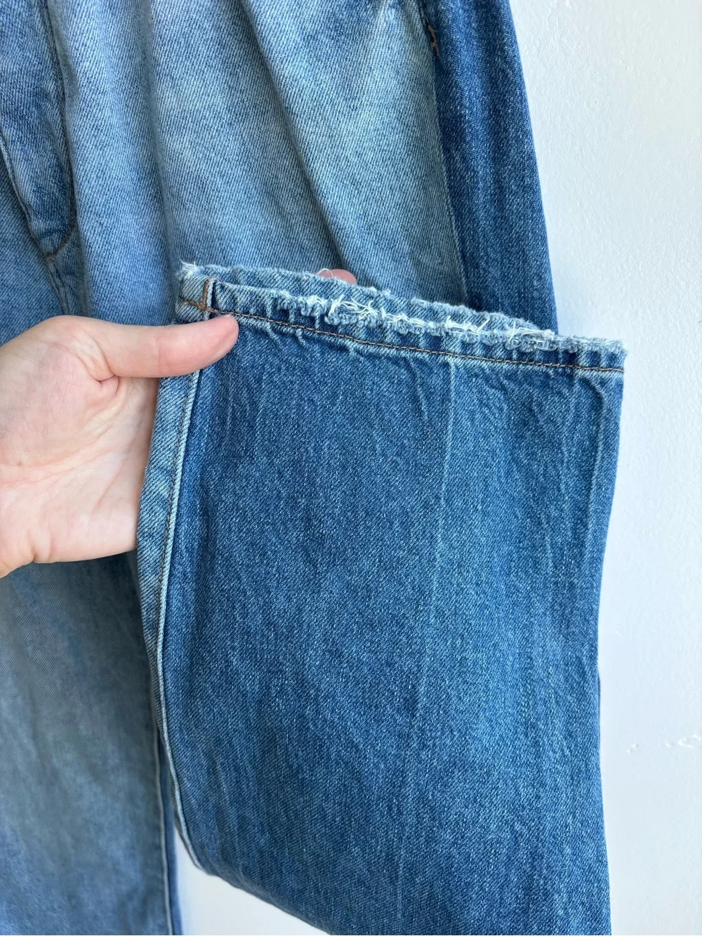 DL1961 Jerry High Rise Vintage Straight Denim Jeans tuxedo stripe button fly 28